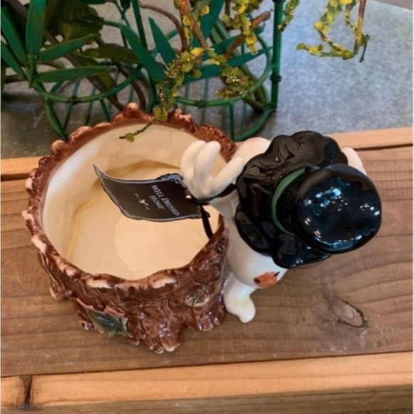 Corner Ruby "Halloween" RIP Ghost & Tree Trunk Candy Dish - Picture 3 of 6